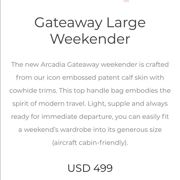 🌸 ARCADIA Gateaway Weekender - Picture 2 of 16